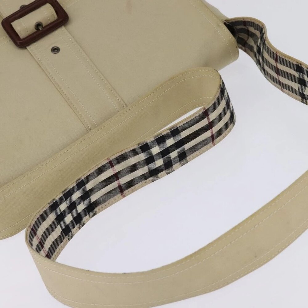 BURBERRY Shoulder Bag Canvas Beige Auth - Picture 6 of 16